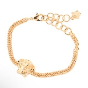 VERSACE ITALY LA MEDUSA BRACELET WITH EXTENDER!! New in box!